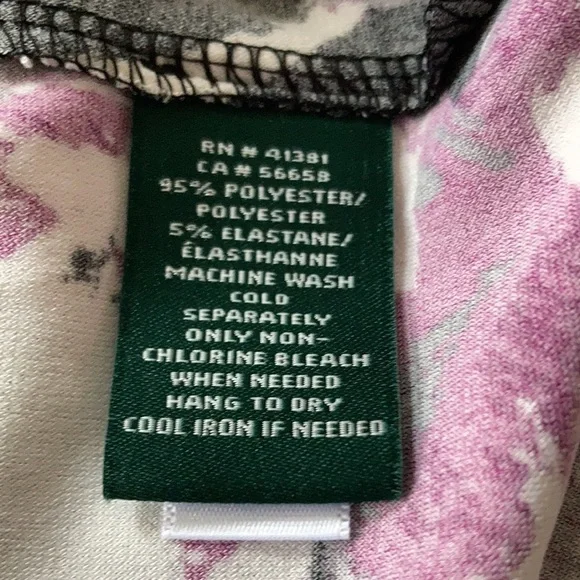 Lauren Ralph Lauren floral stretchy dress SZ 6 NWT - Picture 10 of 14